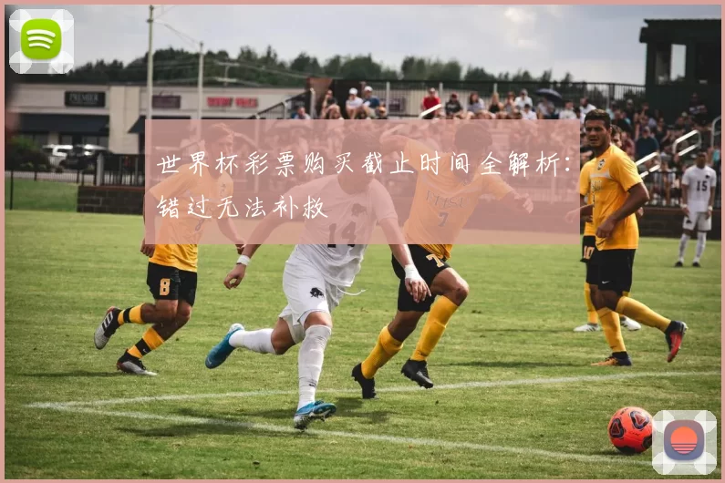 世界杯彩票购买截止时间全解析：错过无法补救